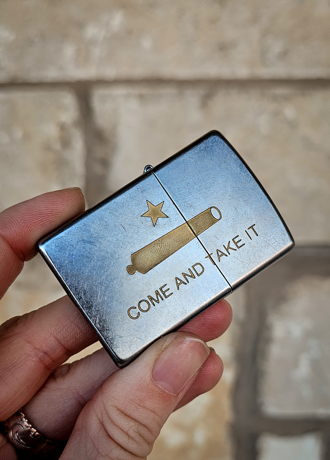 Come & Take It Zippo Lighter