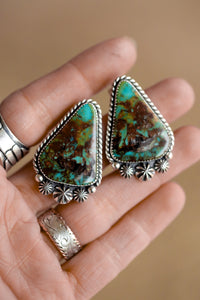 Kingman Turquoise Studs