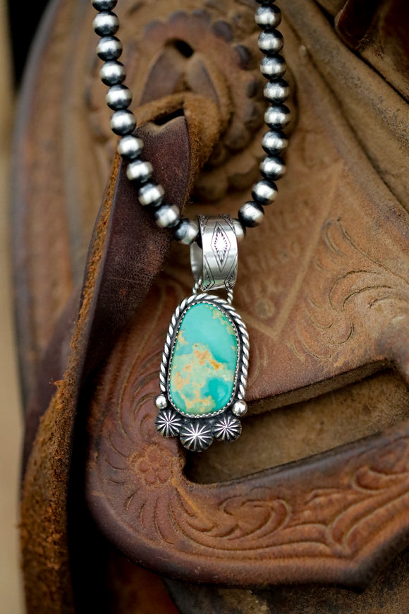 Royston Turquoise Pendant