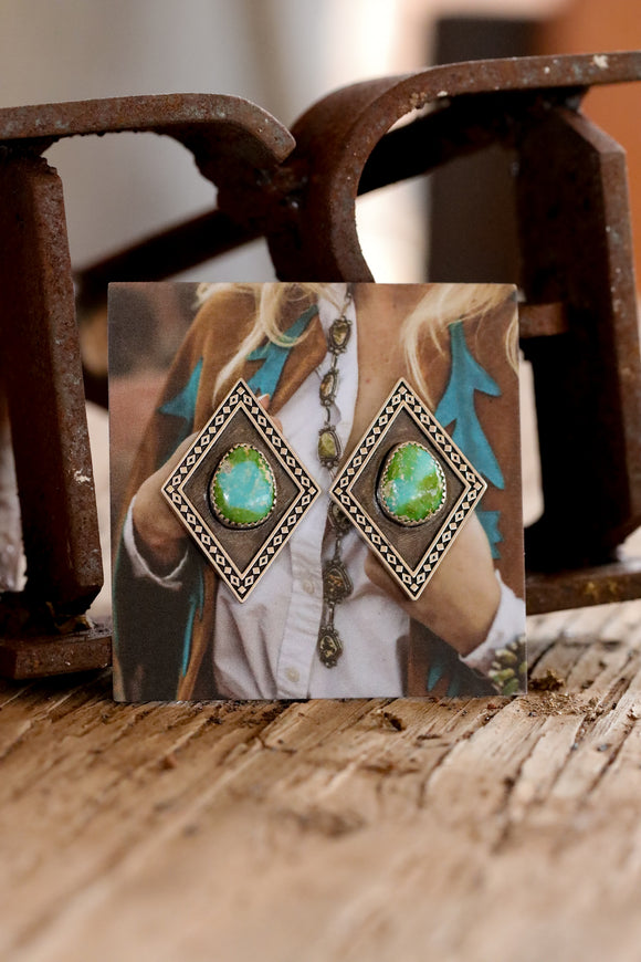 Double Diamond Studs