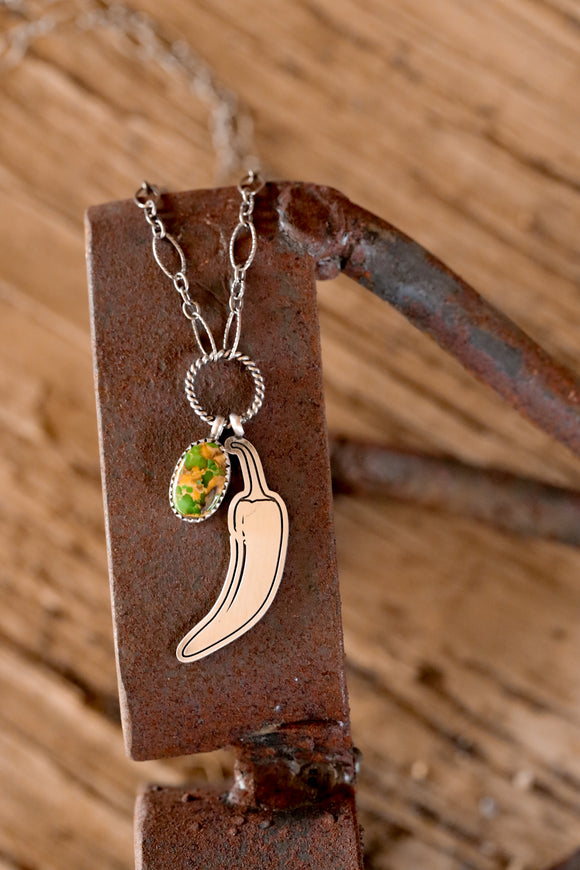 Chili Pepper Charm Necklace