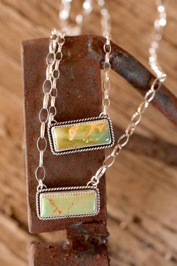 Evans Turquoise Bar Necklaces