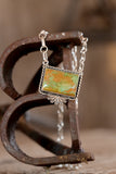 Half Flower Bar Necklace