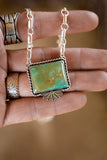 Half Flower Turquoise Bar