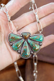 Patagonia Turquoise Half Cluster Necklace