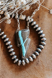 Tyrone Turquoise Bolt Necklace