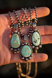 Desert Pearl Chain Turquoise Necklaces