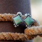 Green Lottie Studs