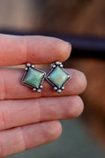 Green Lottie Studs