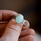 Blue Geometric Ring