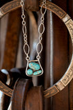 Blue Bird Stirrup Necklace Q