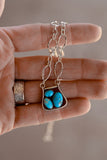 Blue Bird Stirrup Necklace P