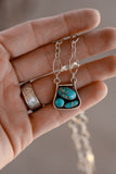 Blue Bird Stirrup Necklace Q