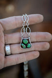 Sonoran Gold Stirrup Necklace E