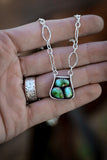 Sonoran Gold Stirrup Necklace A