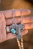 Silver Saddle Necklace