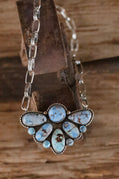 Golden Hills Half Cluster Necklace