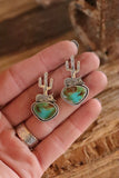 Green Saguaro Studs