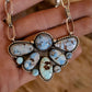 Golden Hills Half Cluster Necklace
