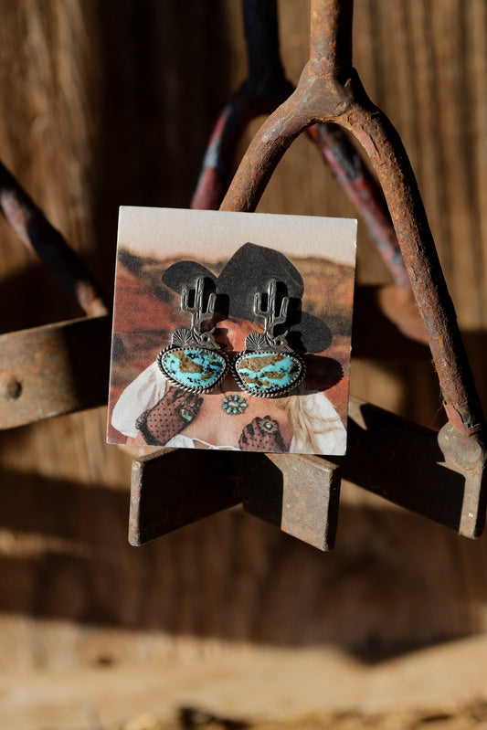 Brown Matrix Saguaro Studs