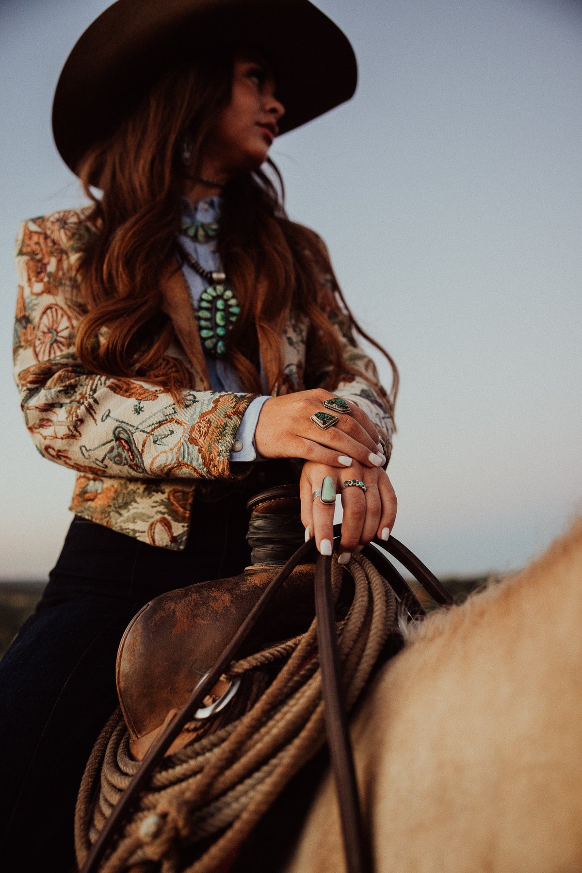 Western jewelry handcrafted in West Texas by Double M Beadwork.