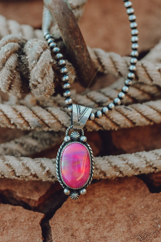 Aurora Opal Pendant