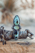 Black Jack Turquoise Ring