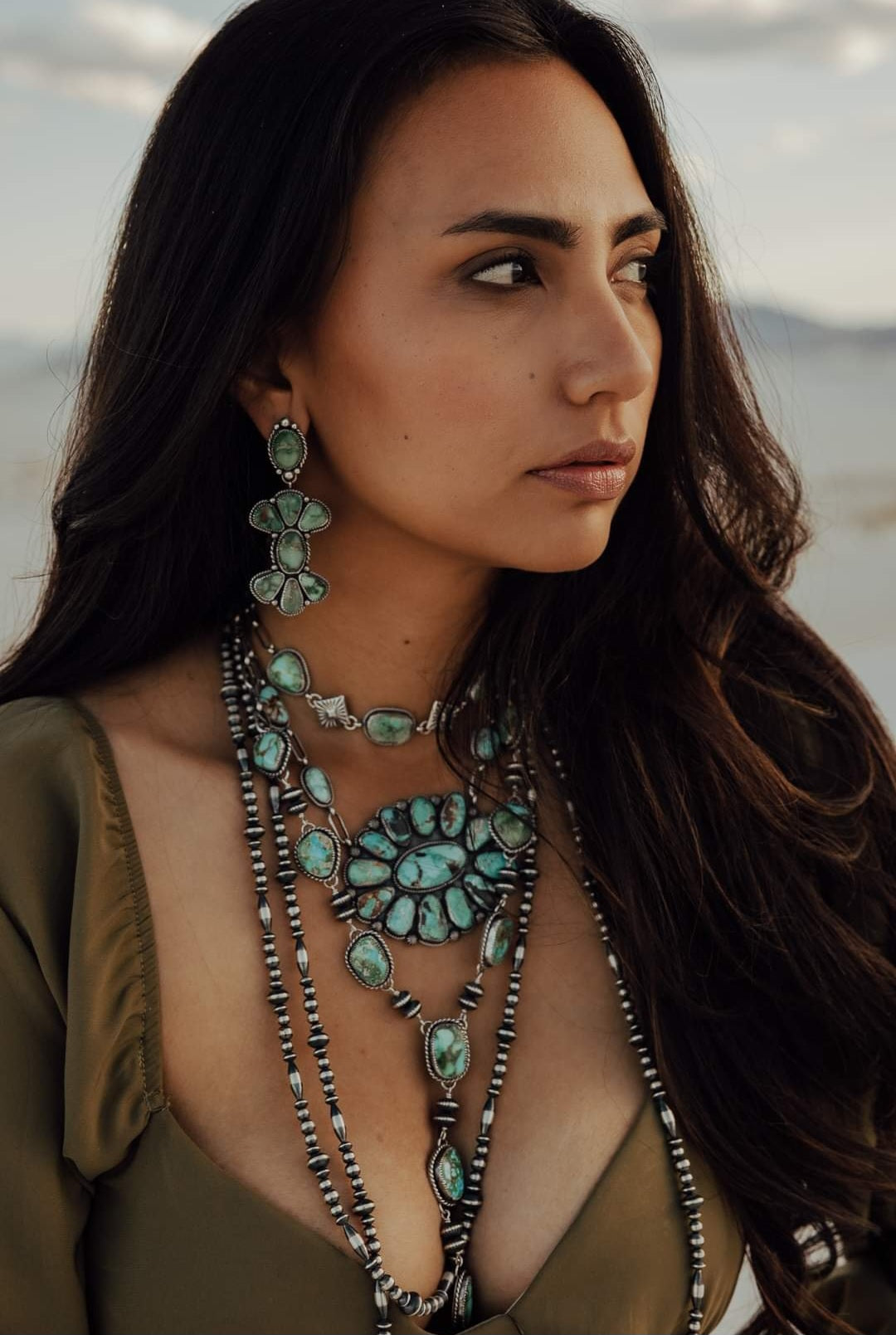 Carico Lake Cluster Necklace