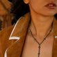 Lariat Style Desert Pearl Necklace