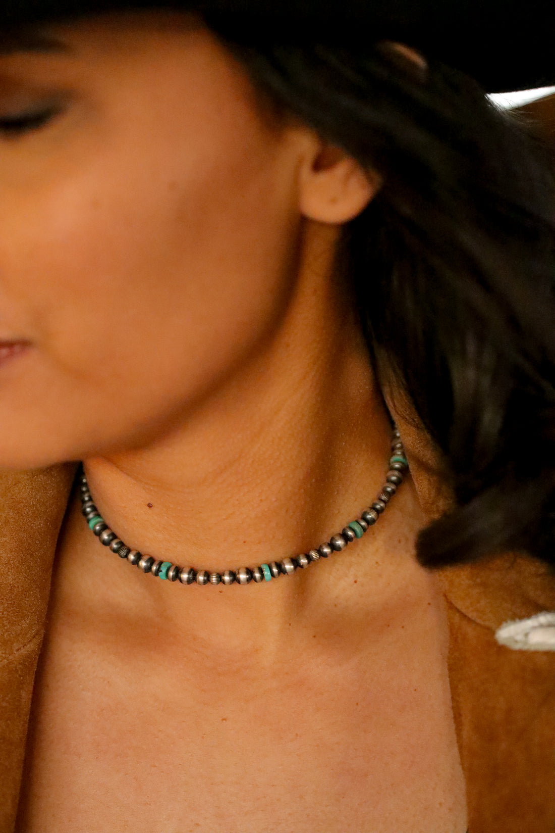 Desert Pearl Wire Choker