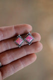 Pink Opal Lottie Studs