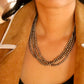 Three Strand Desert Pearl Necklace