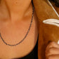 Bow Link Paperclip Necklace