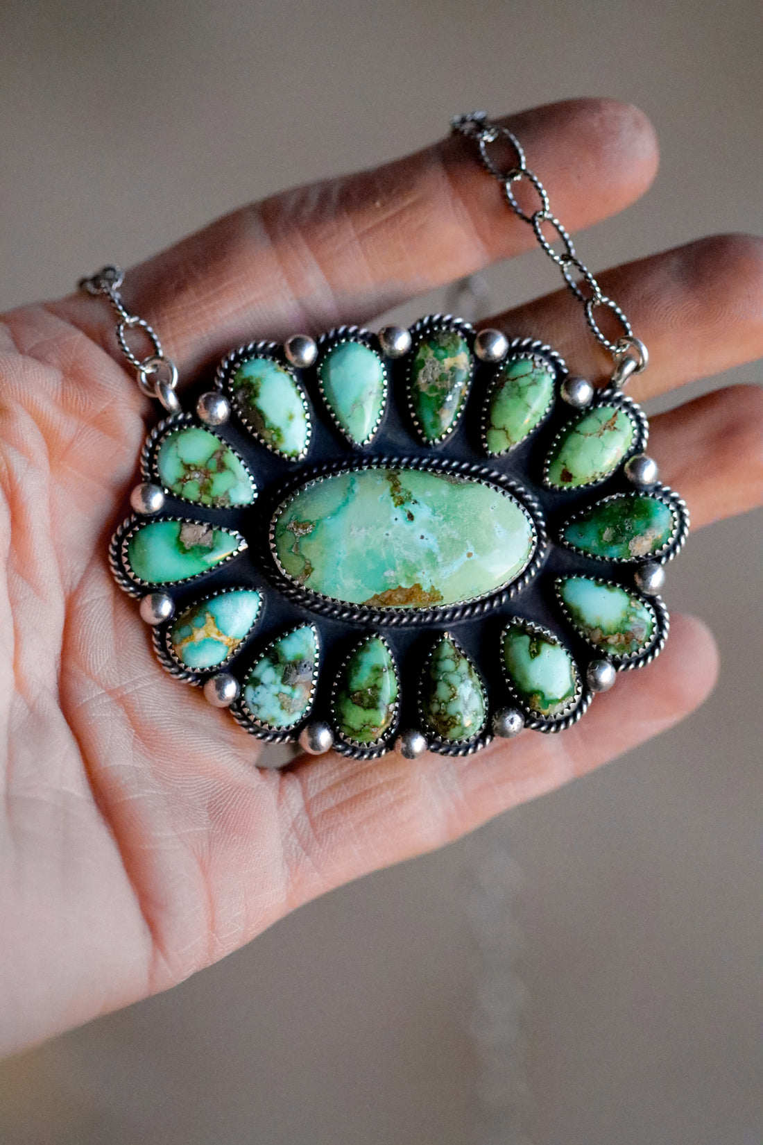 Sonoran Gold Cluster Necklace
