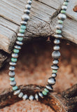 Green Turquoise Pearl Necklace