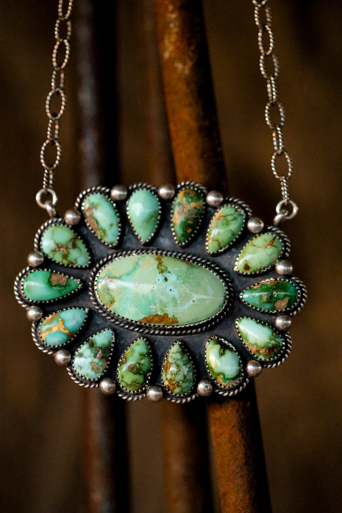 Sonoran Gold Cluster Necklace